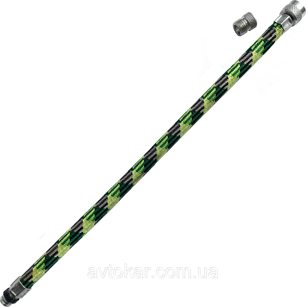 Шланг вело насоса (19 см, 5 мм) під авто ніпель ORG, фото 1