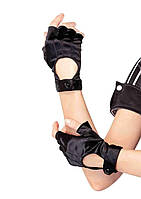 Перчатки Leg Avenue Fingerless Motercycle Gloves черные, O/S