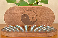 Дошки Садху для стояння на цвяхах, з гравіруванням "Інь Янь" для початківців з кроком 1 см, подарунок йогу