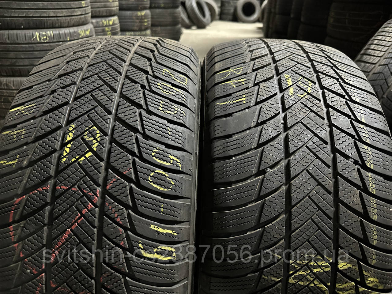 Пара зими 265/50R19 110H Bridgestone Blizzak LM001 5.5мм RFT 19рік