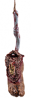Подвесной декор "Окровавленная нога на крюке" ABC Хэллоуин