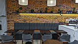 Диван з подушками на стіну для кафе та ресторанів, фото 5