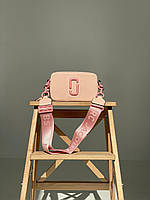 Женская стильная сумка Марк Джейкобс розовая Marc Jacobs The Snapshot Powder
