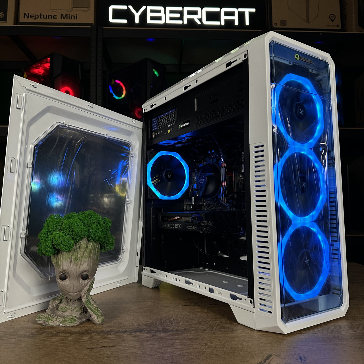 Безжальний! RTX 4060 NEW!!! + Core i3-10th gen | Магазин Гарантія 3 Роки! Ігровий Компютер ПК від CyberCat
