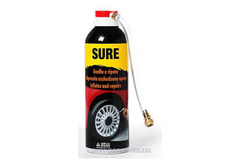 Засіб для ремонту шин SURE 300 ML-spray ATAS