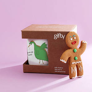 Чашка з Гусем Не драконь мене Gifty, фото 3