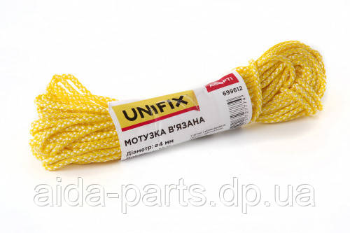 Мотузка в'язана 6 мм, 15 м асорті UNIFIX