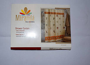 Штора для ванної кімнати Miranda 180*200, Туреччина, 1820-1