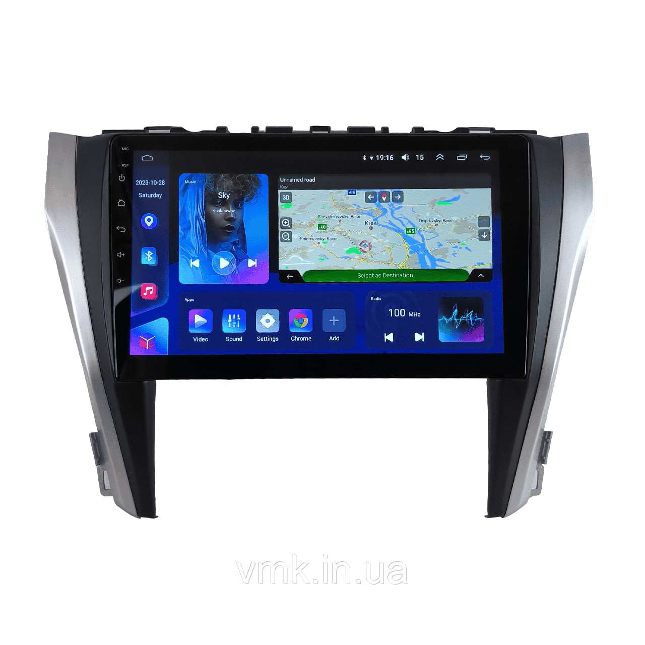 Штатна Магнітола Toyota Camry 55 EUR 2014-2017 4/64 8 ядер XYAuto 4G DSP CarPlay на Android, фото 1