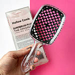 Гребінець для волосся Superbrush Plus Hollow Comb, прозорий/чорний, фото 3