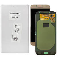 Екран (дисплей) Samsung Galaxy J7 2017 J730F з тачскріном золотистий оригінал 100% Service Pack