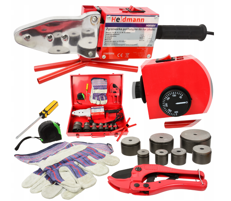 Паяльник для пластикових труб Heidmann H00501