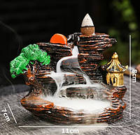 Дымный фонтан Горный водопад. Водопад жидкий дым Курильница подставка для благовоний