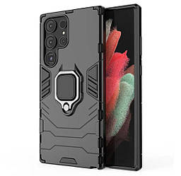 Чохол бампер Primolux Ring Armor для Samsung Galaxy S23 Ultra (SM-S918) - Black