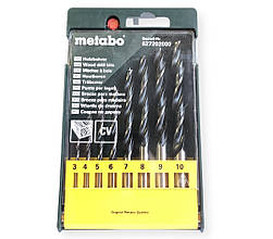 Набір свердел metabo по дереву 3-10