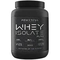 Протеїн Ізолят білку,Whey Isolate Pure Powerful Progress 500g зі смаком Солена Карамель