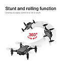 Складаний міні квадрокоптер з HD камерою та пультом дистанційного керування — дрон для фото і відеозйомки, іграшка для вулиці та, фото 5