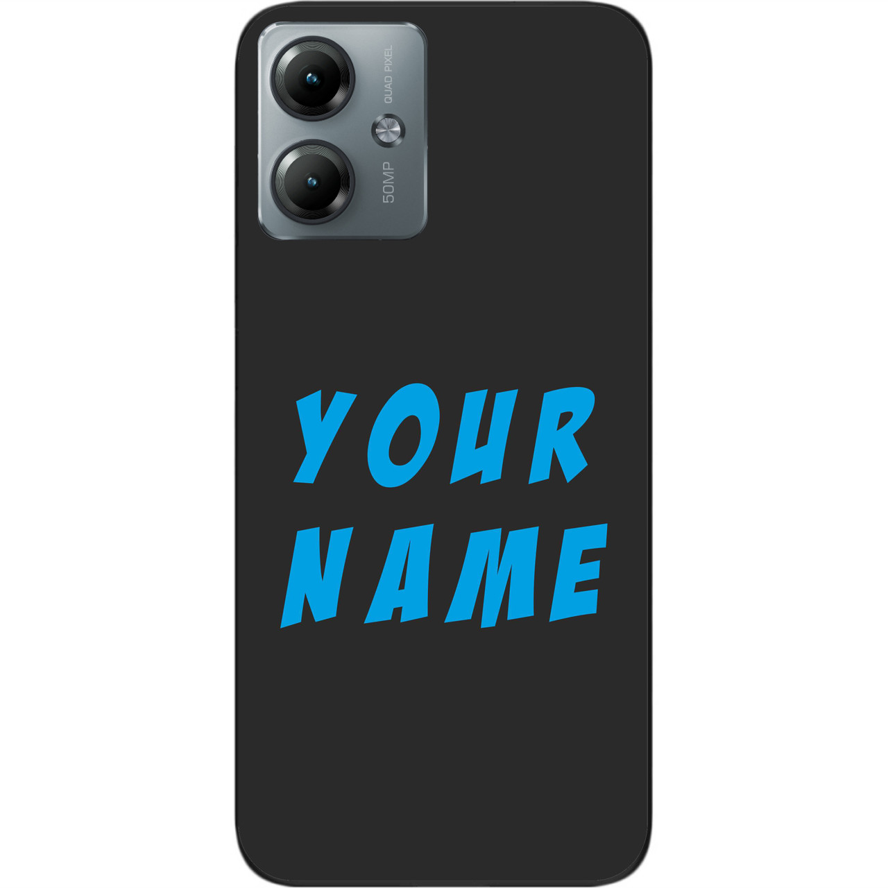 Саме чохол Epik для Motorola Moto G14 бампер із ім'ям друк на чохлі, фото 1