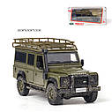 Модель авто Land Rover Defender 1:32. Металева машинка, інерційна машинка Ленд Ровер Дефендер, фото 3