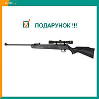 Пневматична гвинтівка Beeman Wolverine з оптичним прицілом 4х32 (1071GR) газова пружина 330 м/с Волверайн