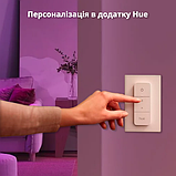 Стартовий комплект Philips Hue E27 White and Color 800лм, 60W, 3 шт. + Philips Hue Bridge + Dimmer Switch, 2 шт., фото 4