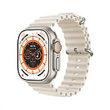 Смарт годинник Smart Watch ULTRA MAX 9-2.1" спортивні режими, цілодобовий моніторинг здоров'я White, фото 8