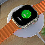 Смарт годинник Smart Watch ULTRA MAX 9-2.1" спортивні режими, цілодобовий моніторинг здоров'я Orange, фото 6