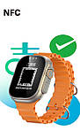 Смарт годинник Smart Watch ULTRA MAX 9-2.1" спортивні режими, цілодобовий моніторинг здоров'я Orange, фото 9