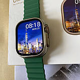 Смарт годинник Smart Watch ULTRA MAX 9-2.1" спортивні режими, цілодобовий моніторинг здоров'я Green, фото 8