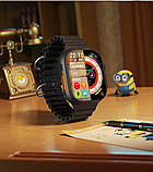 Смарт годинник Smart Watch ULTRA MAX 9-2.1" спортивні режими, цілодобовий моніторинг здоров'я Black, фото 2