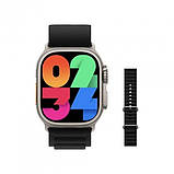 Смарт годинник Smart Watch ULTRA MAX 9-2.1" спортивні режими, цілодобовий моніторинг здоров'я Black, фото 9