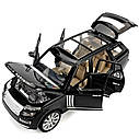 Модель автомобіля Range Rover. Металева машинка Рейндж Ровер у якої горять фари та звучить мотор 1:24, фото 3