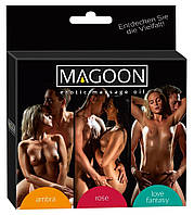 Набір масажних олій Magoon Massage ароматні, 3 х 100 мл