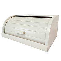 Хлібниця дерев'яна Біла 37-28-18 см.
