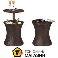 Стол Keter Cool Bar Rattan коричневый (17194548)