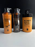 Набір шампунь, маска та кондиціонер медова терапія lDaeng Gi Meo Ri Professional Honey Therapy