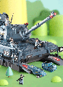 Іграшковий танк Panther KS-99, світло, звукові ефекти, техніка, піхота. Інтерактивна модель танка Panther KS-99, фото 9