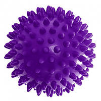 Массажный мячик EasyFit PVC 7,5 см жесткий Сиреневый