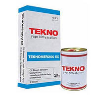 Полімерцементна еластична гідроізоляція TEKNO Teknomer 200 EX Crystallize (25кг + 10л)