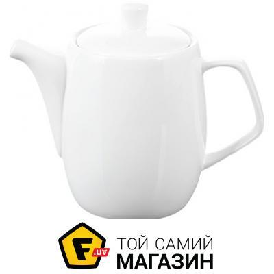 Білий чайник заварювальний 1 порцеляна Wilmax Чайник заварювальний 1000 мл. Wilmax (ВЛ994025)
