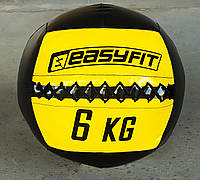 Медицинский мяч EasyFit Wall Ball 6 кг Желтый