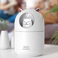 Увлажнитель воздуха humidifier H20 CAT, с подсветкой, зарядка от USB