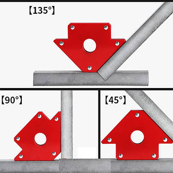 Магнітний кут для зварювання профілів і труб. Магнітний фіксатор, тримач для Зварювання 11 кг