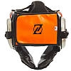 Шолом боксерський відкритий ZELART BO-1336, розмір XL помаранчево чорний, фото 6