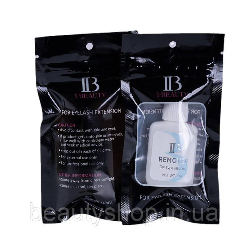 Ремувер гелевий для зняття вій iBeauty, 15 ml, АйБ'юті-ремувер-гель