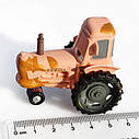 Трактор із мультфільму Тачки RESTEQ — іграшкова машинка Tractor 60×30×45 мм з металу та пластику, фото 2
