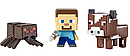 Набір із 12 міні-фігурок із світу Minecraft — колекція персонажів і мобів для гри та декору, фото 3