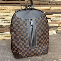 Жіночий міський рюкзак-сумка-трансформер Луї Вітон, сумка-рюкзак жіноча 2 в 1 формат А4 великий Клітка