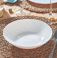 Белая суповая тарелка Luminarc Pampille White круглая 200мм 330 мл (Q4656)