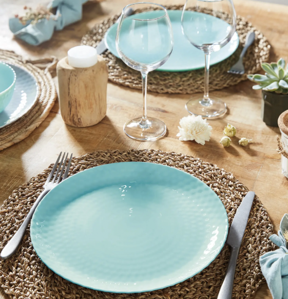 Кругла тарілка Luminarc Pampille Turquoise десертна 190 мм (Q4651)